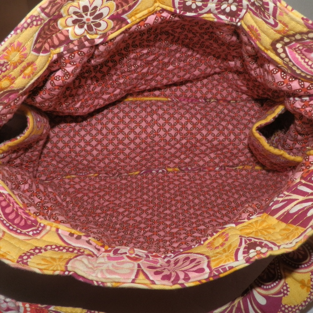 Vera Bradley Flowered Fabric Hobo Bag - Picture 5 of 8
